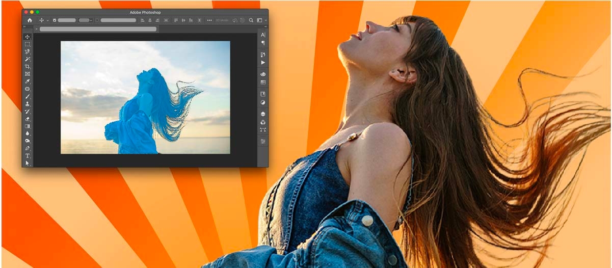 使用 Photoshop 中的“对象选择”工具改善选区